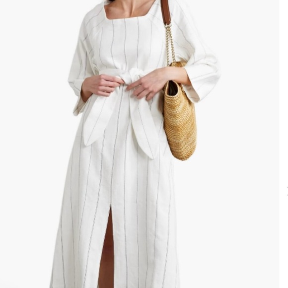 MARA HOFFMAN -  Shay belted Midi dress, long sleeve - Picture 2 of 3